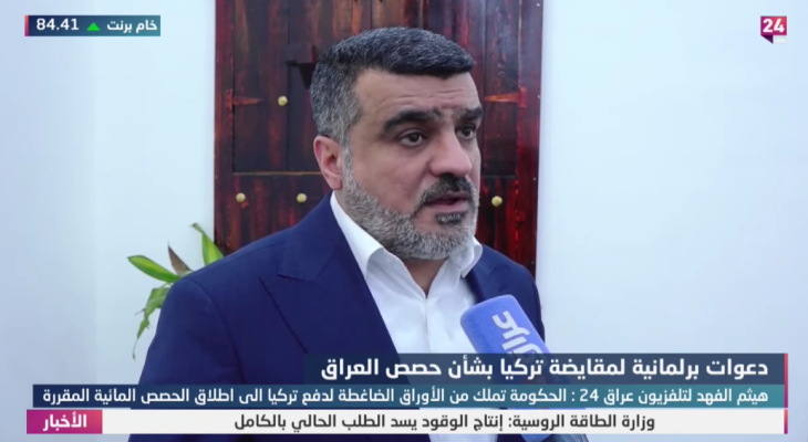 النائب المستقل هيثم الفهد الزركاني ان العراق حالياً يواجه موجة جفاف تقلل الإنتاجية الزراعية بشكل كبير